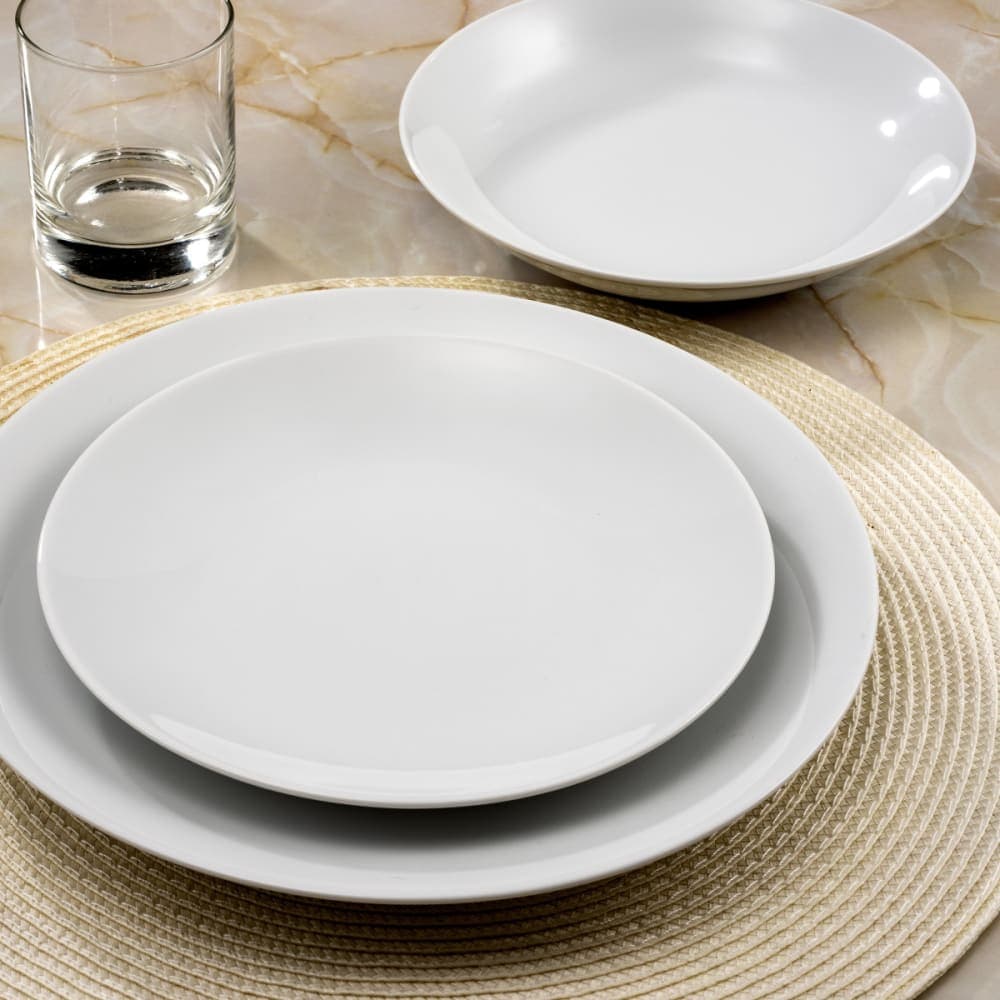 Medard de Noblat Plato de postre (x6) porcelana blanco