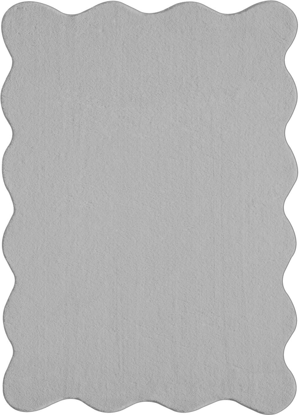 The carpet Alfombra Relax lavable antideslizante, Gris, 160 x 220 cm