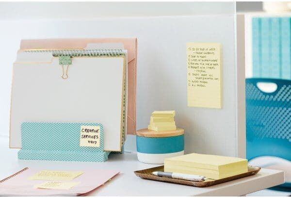 Post-It Ss Z-Notes   Gul   76x76 Mm   24 Blokke