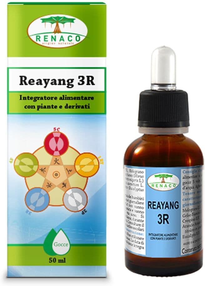 RENACO BY ALCHEMIA Renaco Reayang 3R - Integratore Meridiano Rene-Vescica - Flacone da 50 ml