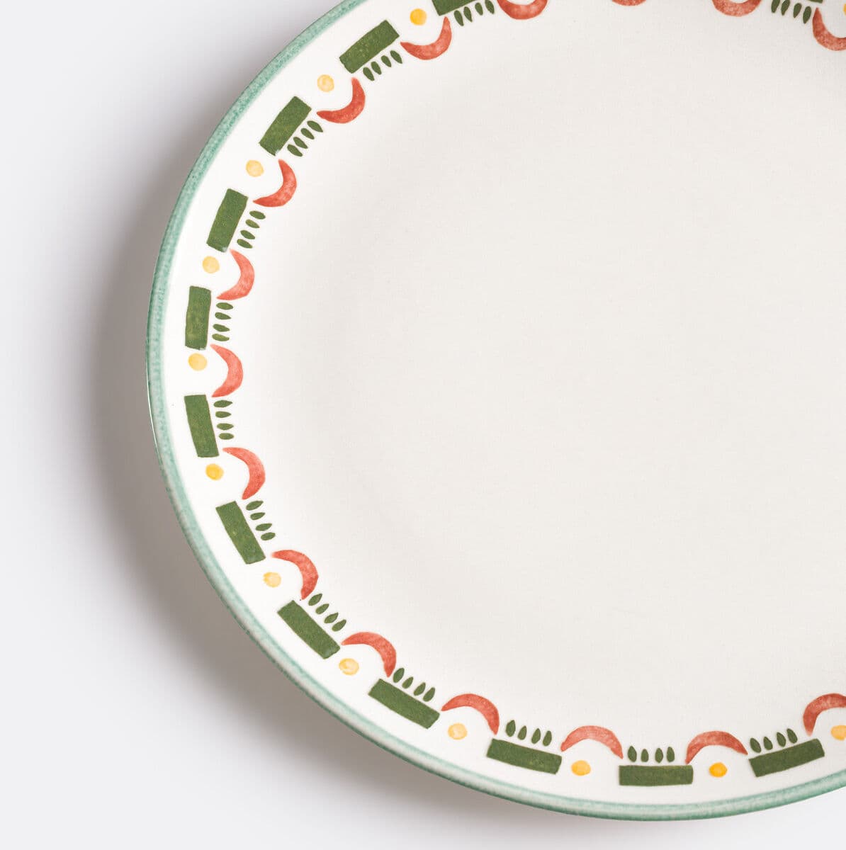 LA REDOUTE INTERIEURS Lot de 4 assiettes à dessert grès émaillé, Baldia