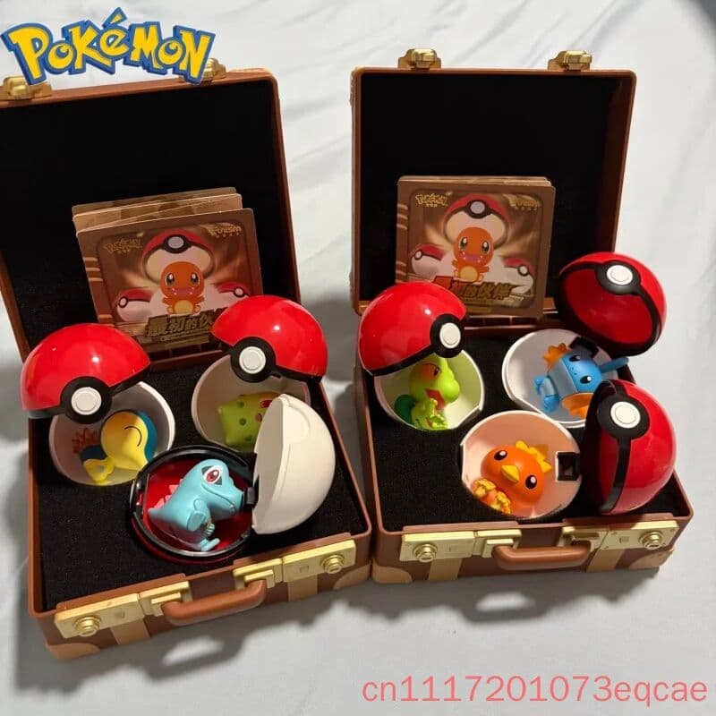 Funism Genuine Pokemon 30th Anniversary Blind Box Figure Kawaii Sprigatito Fuecoco Quaxly Anime Collectible Desktop Decoration