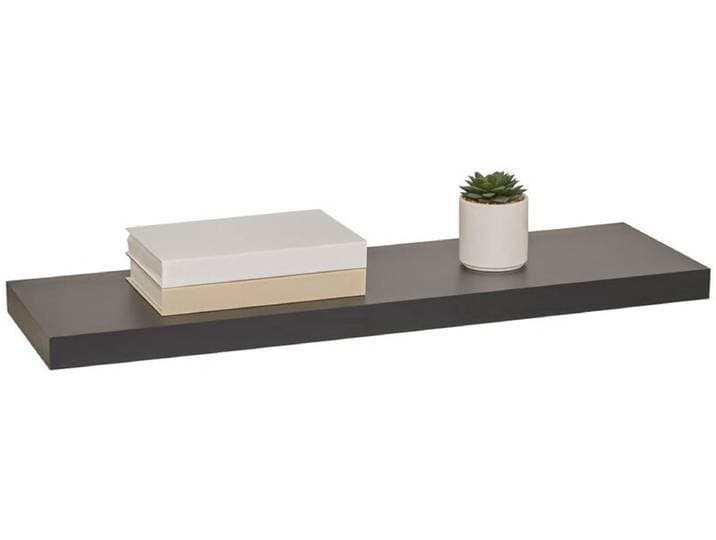 5five Wandplank MDF - Zwart, 80 x 23,5 x 3,8 cm