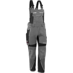 Latzhose "IRON" - N48 - grau/schwarz