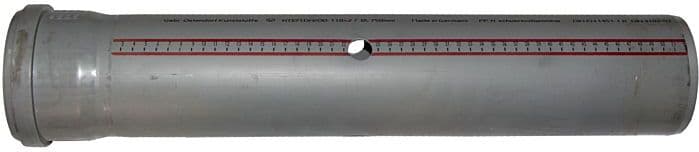 Wolf Ansaugrohraufnahme DN110 L:595 2800638 für Pellevent-m, aus PP