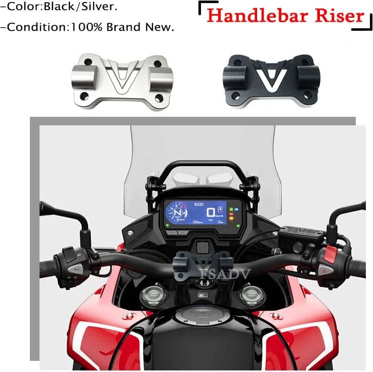 TUTU-MOTO For Honda CB500X CB500F CB 500 X CB500 X 500X 2019-2023 2022 Handlebar Riser Adapter Bracket Rises Bar Height Up +20mm