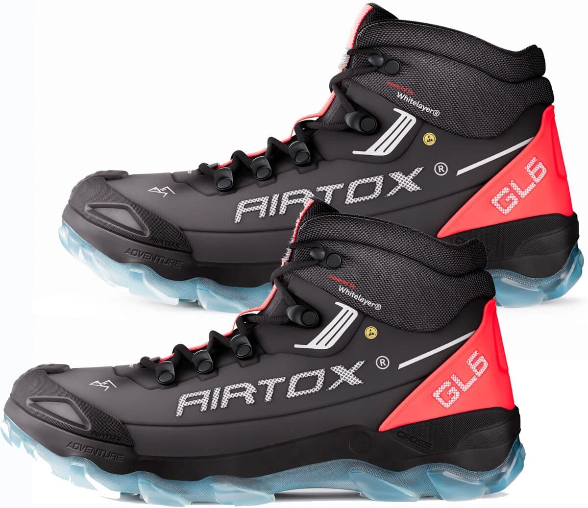 Airtox Gl6 Sikkerhedsstøvlet-Sort-45