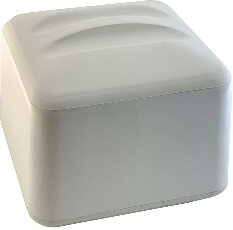 Mc Porta Ghiaccio Quadro con Coperchio 24 x 24 cm Bianco