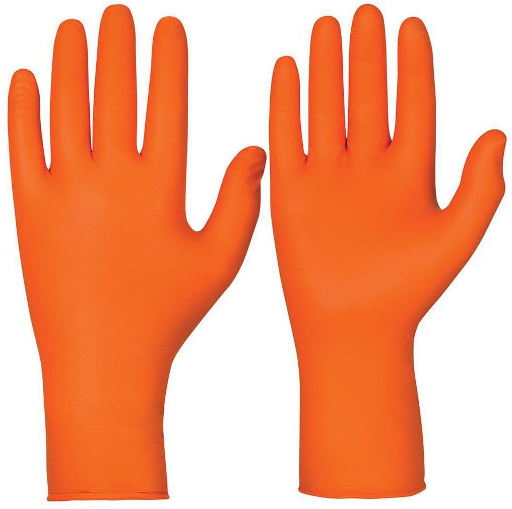 GRANBERG Nitrilhandske 940 orange M 100/fp