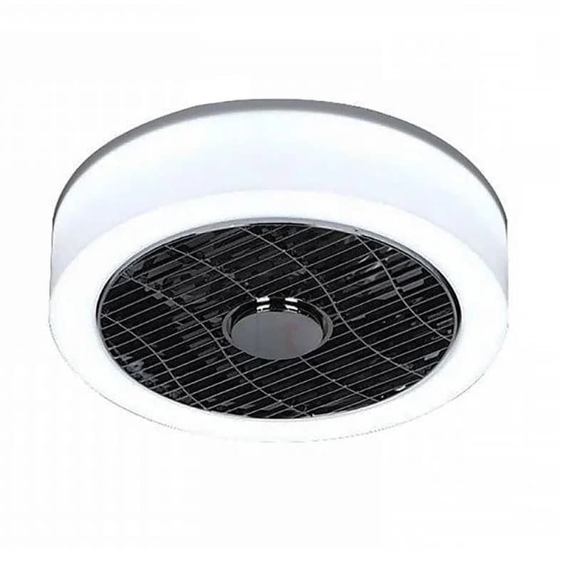 The Fan ETH Plafondventilator met lamp wit en zwart, 40 cm