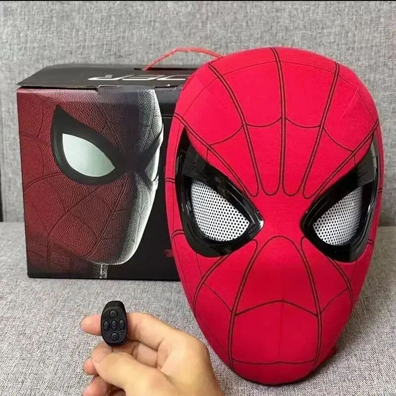 Hot Toys 1:1 Wearable Electronic Cosplay Mask Remote Control Movable Eyes Headgear Decor Collectible Toy Gift For Adult Cosplay Hobbyists