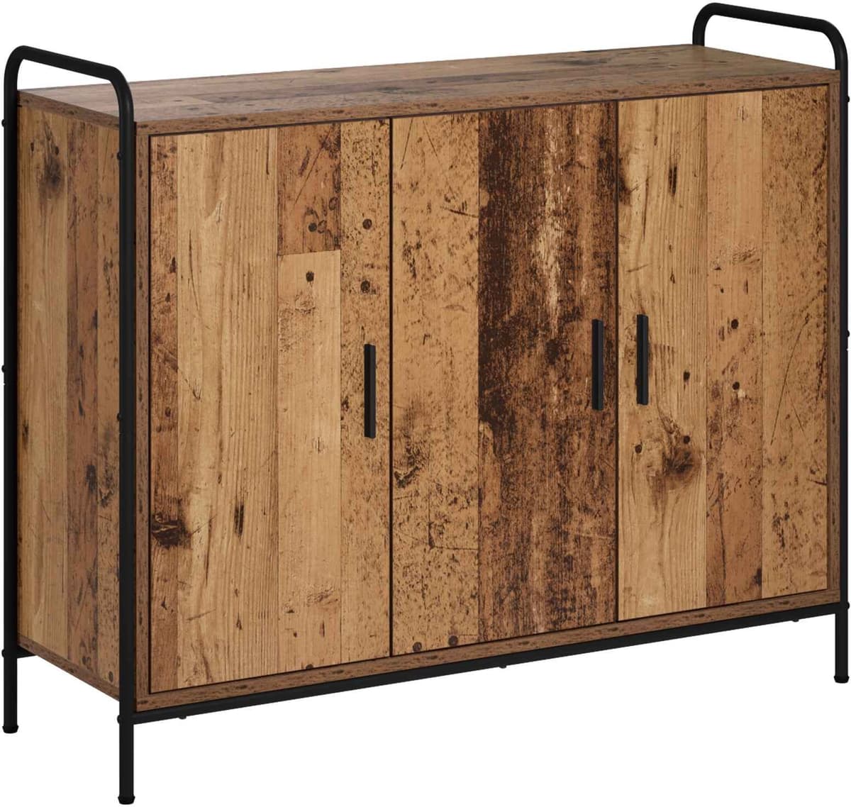 vidaXL Buffet Bois ancien 97 x 33 x 81 cm Bois d'ingénierie
