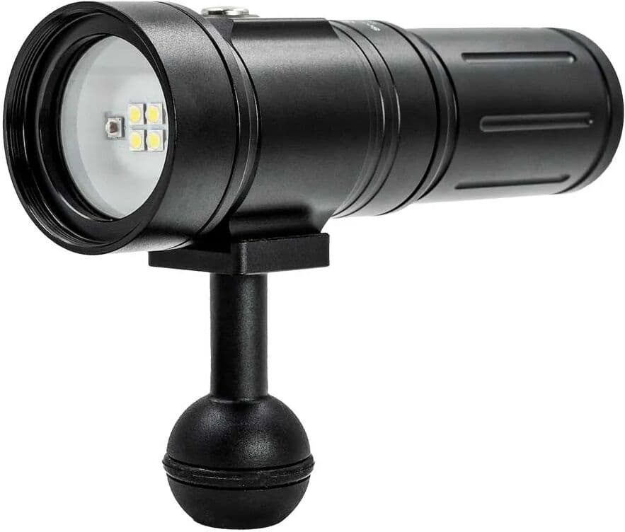 Divevolk Linterna Sl20 Black 2000 Lúmenes