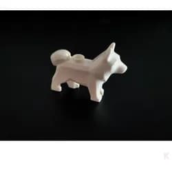 Klemos KL-40111 Klemmbaustein Hund weiß