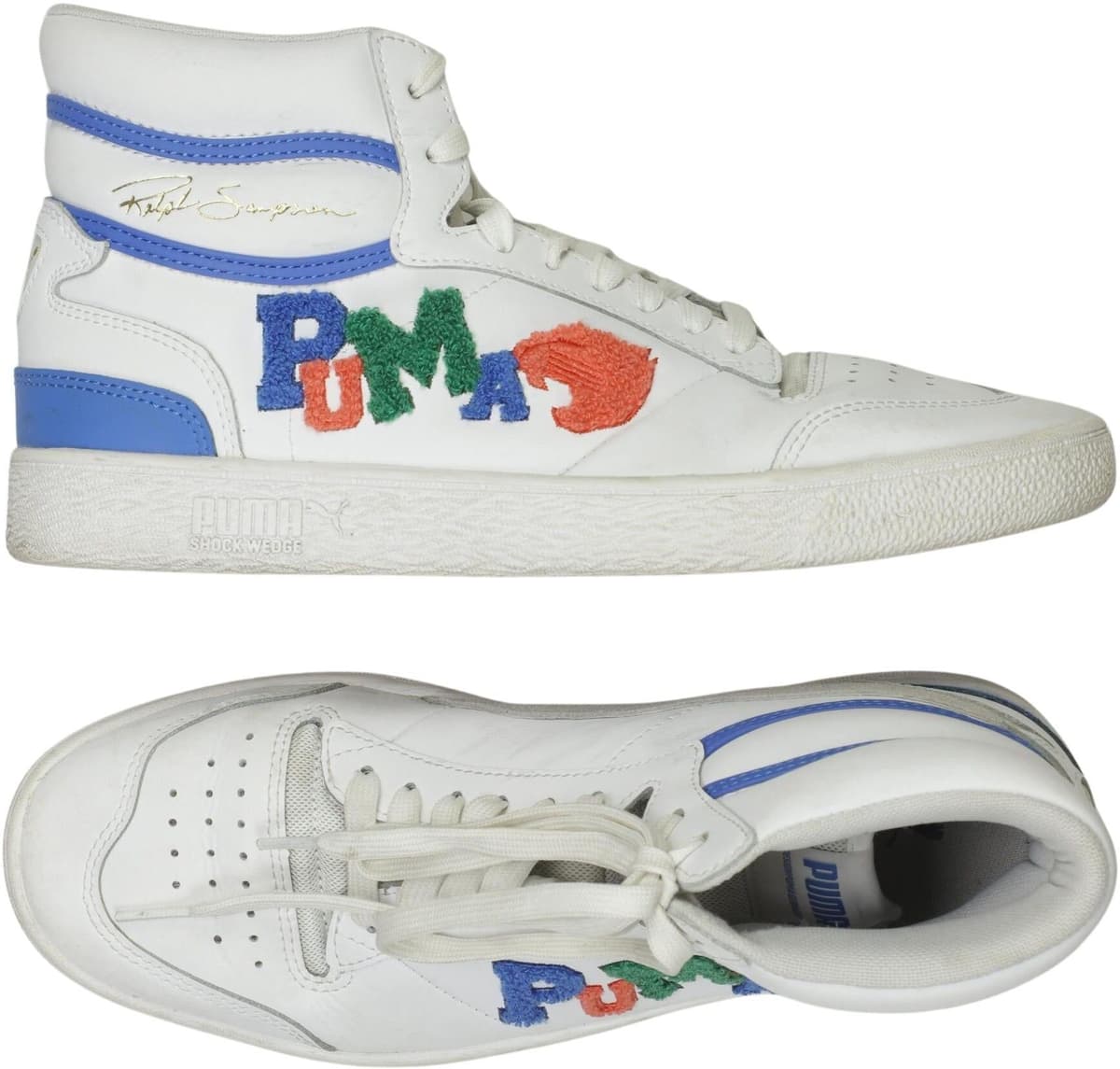 Puma Damen Sneaker, Mehrfarbig, Gr. EU 41, Leder - Second Hand