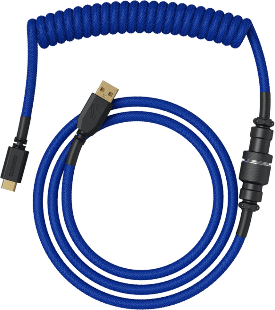 Glorious Coil Cable - Cobalt Blue