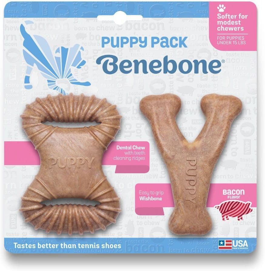 Benebone - Puppy 2-Pack Dental Chew/Wishbone - 10cm - (85411100449)