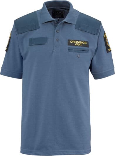 Gulins Ordningsvakt Pikétröja - Kort Ärm (Storlek: 3XL)