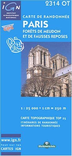 IGN - Carte de randonnée : Paris (Série Top 25) - Preis vom 13.10.2026 11:25:28 h