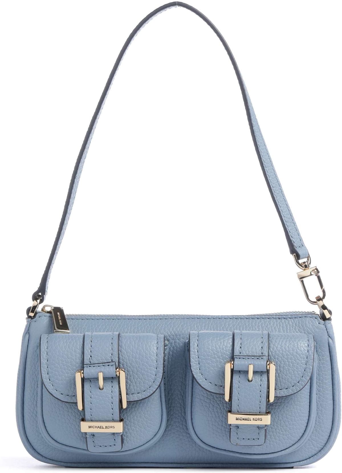 Michael Kors Zoe Small   Leather Shoulder bag   blue