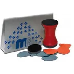 FinishSet - Schleifstempel + 100 Schleifblüten Klett P1500, 38mm