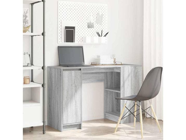 vidaXL Schreibtisch Grau Sonoma 120x42x76 cm Holzwerkstoff