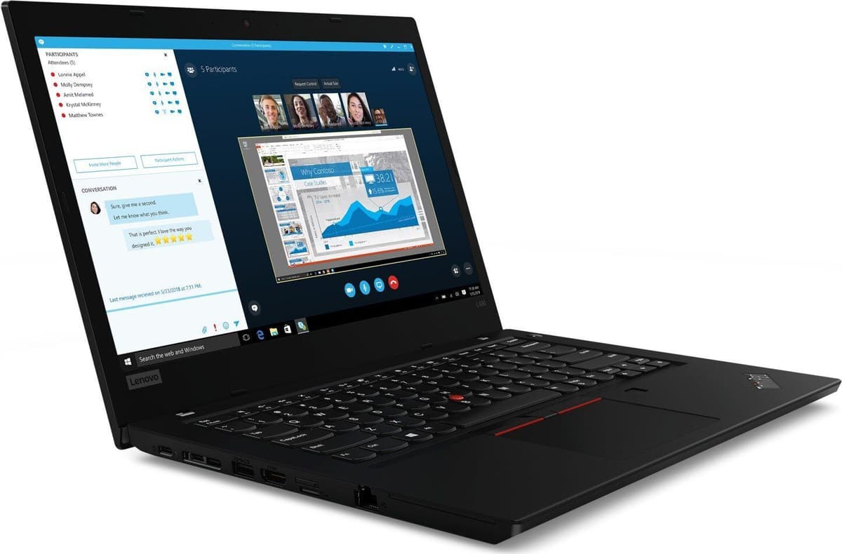 Lenovo ThinkPad L490   i5-8265U   14"   16 GB   256 GB SSD   FHD   Webcam   FP   svart   Win 11 Pro   SE