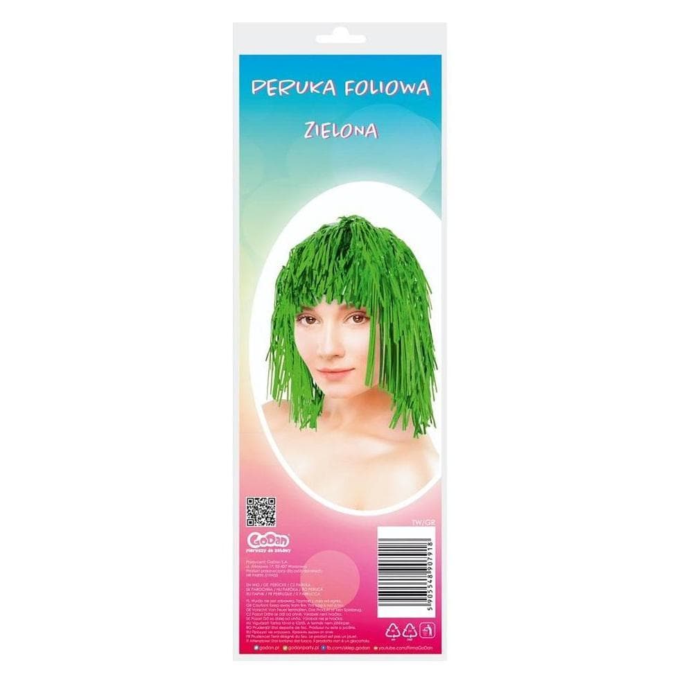 GoDan Grüne Folienperücke (47592167)