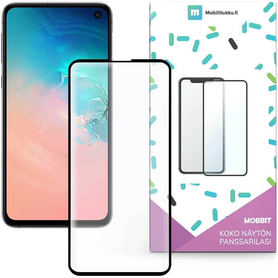 Samsung Galaxy S10e Hupsis Koko Näytön Panssarilasi, Musta