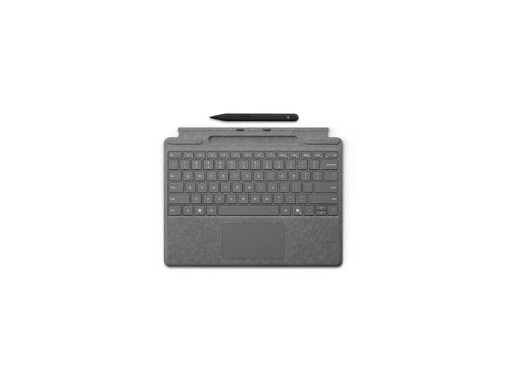 Microsoft Surface Pro Keyboard with Slim Pen, AZERTY, Belge, Pavé tactile, Microsoft, Surface Pro 10; Surface Pro 9; Surface Pro 8; Surface Pro X, Pla