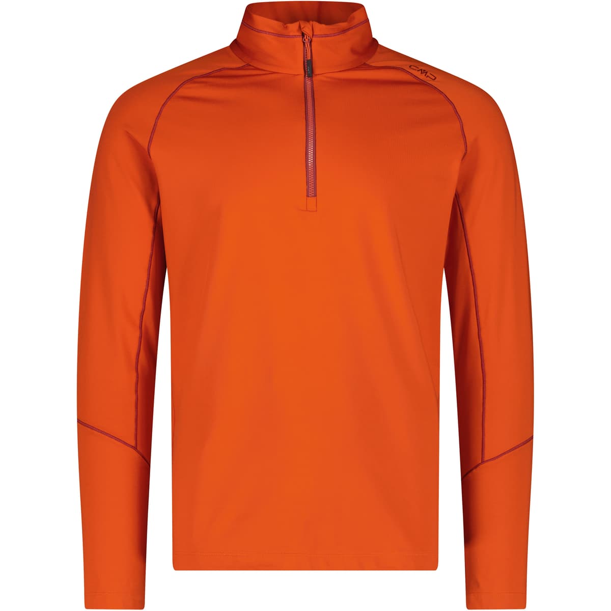 CMP Sweat Herren Longsleeves rot Größe S Trekking Elastisch