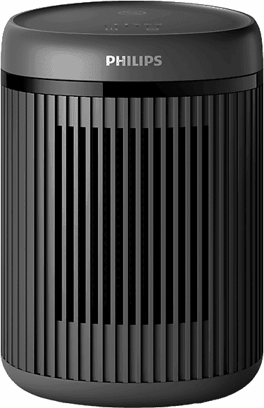 Calefactor cerámico - Philips CX2120, 1500 W, 15 m², 3 Velocidades, Temperatura Ajustable, Silencioso 24dB, Calentamiento en 2 segundos, Gris Oscuro