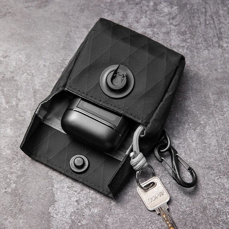 NONE NamcheBarwa Waterproof Tactical Coin Purse Car Key Earphone Card Holder Outdoor Travel Portable Hanging Small Bag Edc Pouch