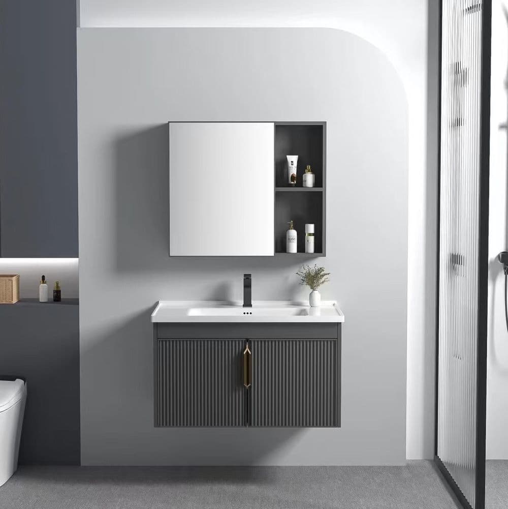 Rea Set mobilier de baie cu lavoar Astor 60cm Grey