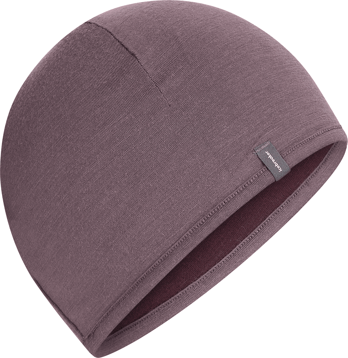 Icebreaker Unisex Pocket Hat Dk Berry/Grey Plum One Size