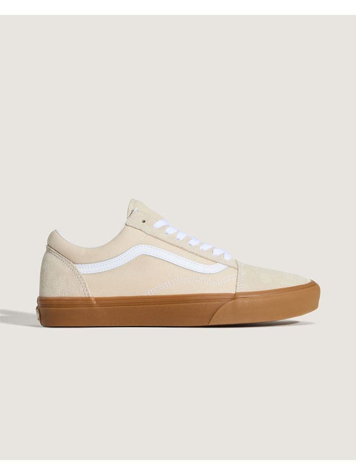 Vans Leder-Sneakers "Old Skool" in Beige - 36