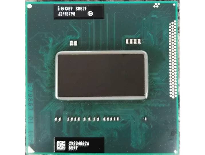 Processeur d'origine Core i7-2960XM i7 2960XM SR02F 2,7 GHz 8 Mo 55 W 4 cœurs 8 threads pour ordinateur portable CPU Socket G2 rPGA988B