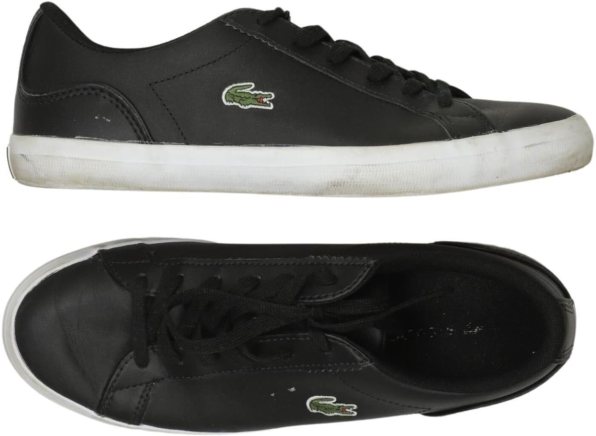 Lacoste Damen Sneaker, Schwarz, Gr. EU 39, kein / Etikett - Second Hand