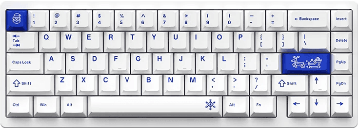 NONE Weikav Nut65 Aluminum Mechanical Keyboard Wireless Bluetooth Computer Peripherals Keyboard Kit For Gaming Keyboard Kit