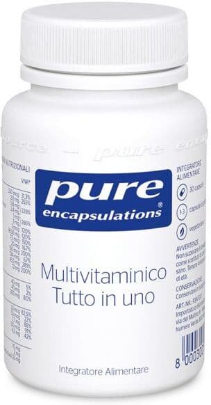 NESTLE' ITALIANA SpA Nestlé Pure Encapsulations Multivitaminico Tutto In Uno 30 Capsule - Integratore Multivitaminico