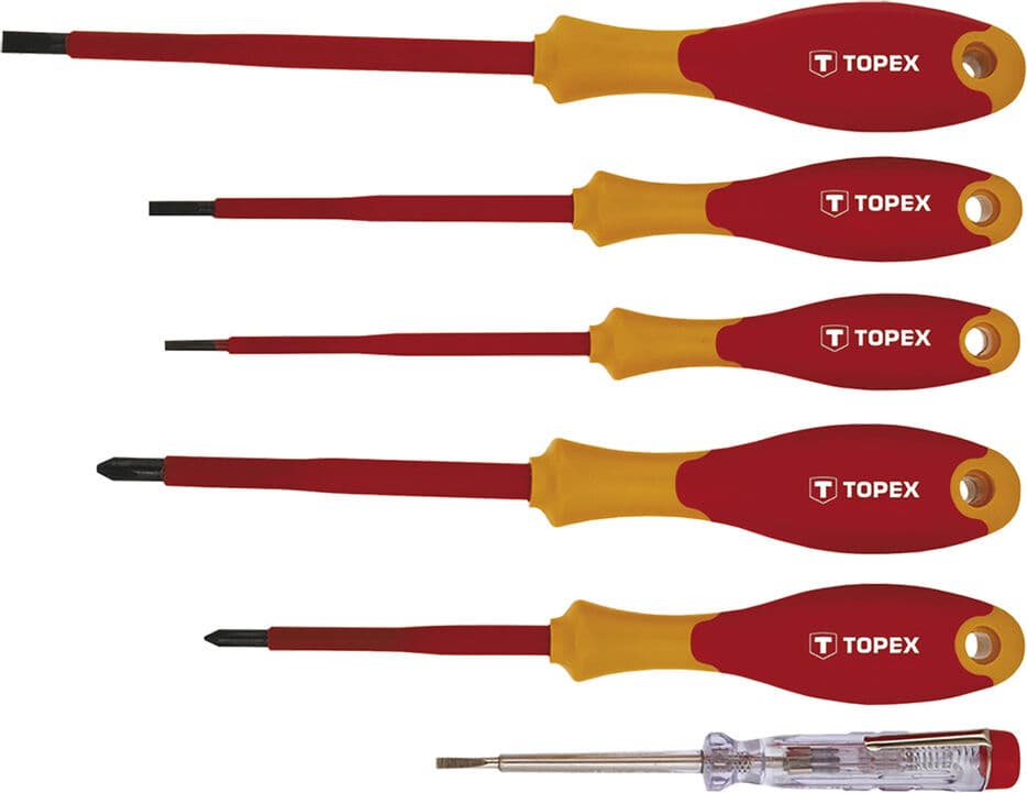 topex 39d150 Serie Cacciaviti Isolati 6 Pezzi - 39d150