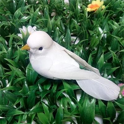 Inspire Essentials Realistic Artificial Dove Bird Decor Simulation Pigeon Ornament For Home And Events c