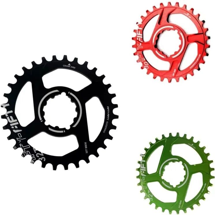 FIFTY-FIFTY MTB Bicycle Chainring 30-36T Bike Direct Mount Chain Wheel Offset 3MM Bicycle Crankset