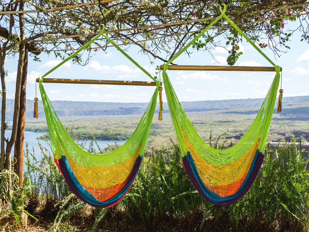 Hamac del sol Masatepe xl - silla hamaca de nicaragua - multicolor - 100% algodón