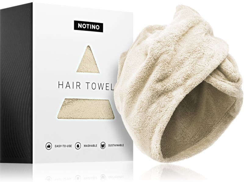 Notino Spa Collection Hair Towel πετσέτα για τα μαλλιά Beige 1 τμχ
