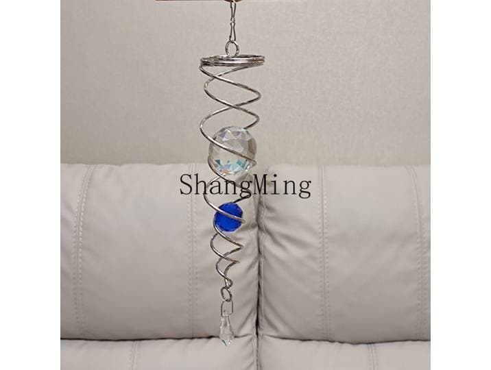 Carillon éolien rotatif créatif en trois couches, pièce unique tridimensionnelle, artisanat moderne DSA, pendentif artisanal