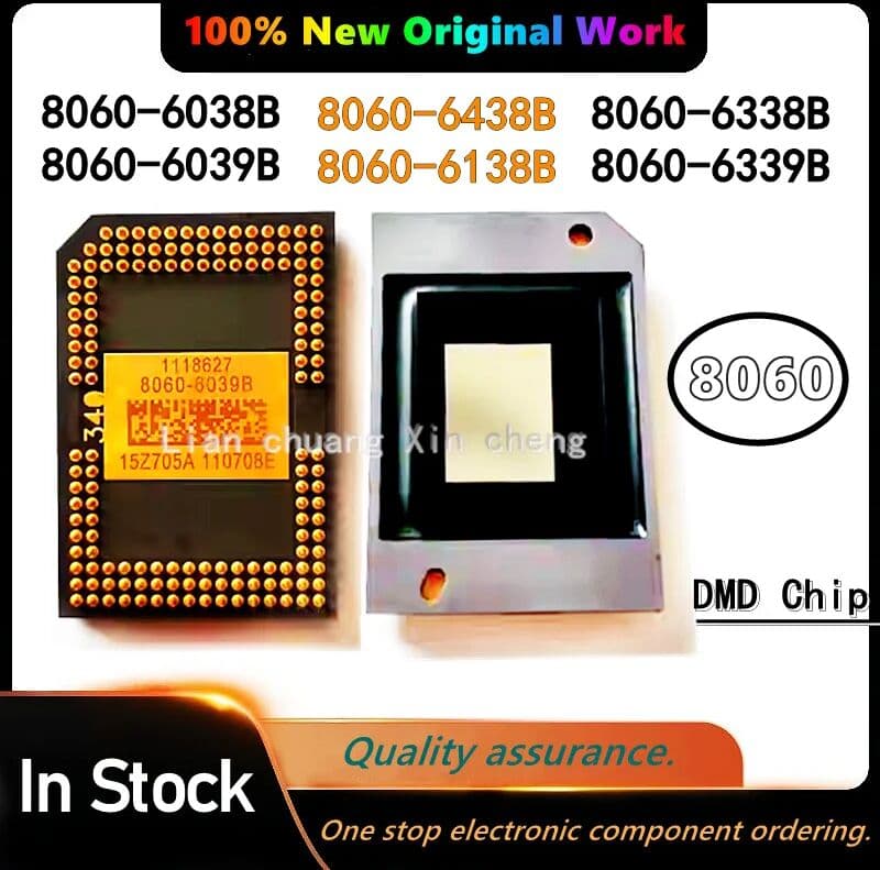 NONE 100% Original DMD Chip 8060-6038B 8060-6039B 8060-6438B 8060-6038B 8060-6138B 8060-6338B 8060-6339B For Benq MP515ST Projector