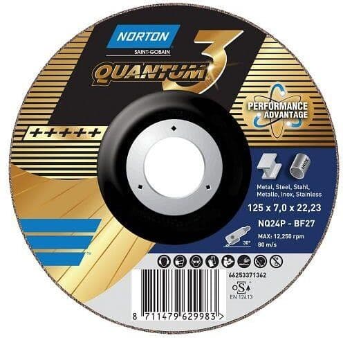 Symantec Norton Abrasives 66253371362 Grinding Disc, angle grinder