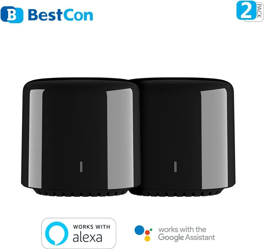 BroadLink RM4 BestCon RM4C Mini Wi-Fi Smart Universal Remote Voice Control with Google Home & Alexa Smart Home HUB