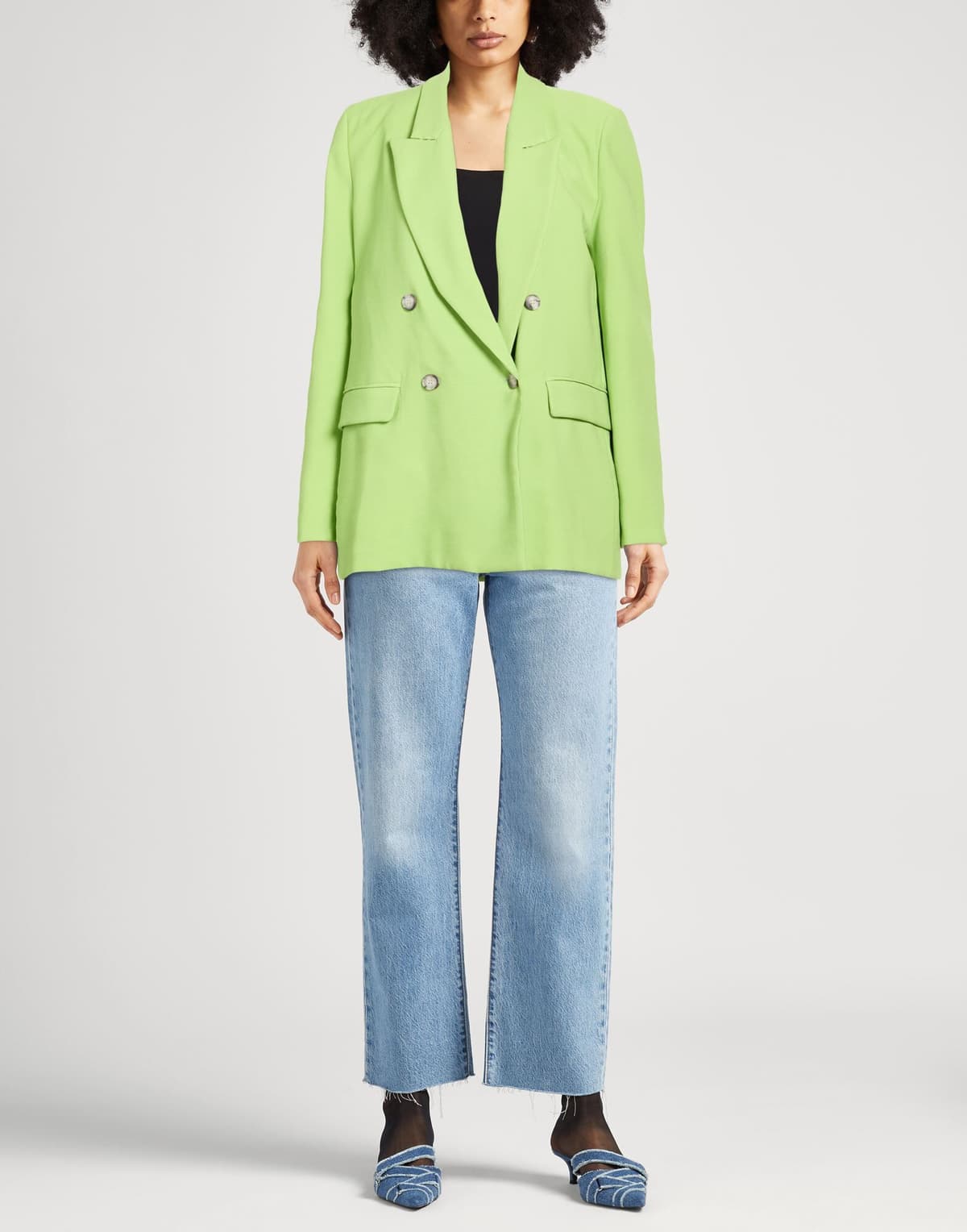 Vicolo Americana Mujer Verde lima M Mujer